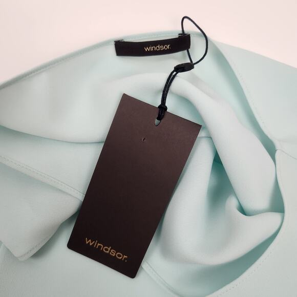 Windsor. Baby Blue Tank Top Size 34 EU Size 4 US NWT - Picture 5 of 7